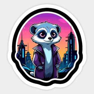 Meerkat Illustration Sticker